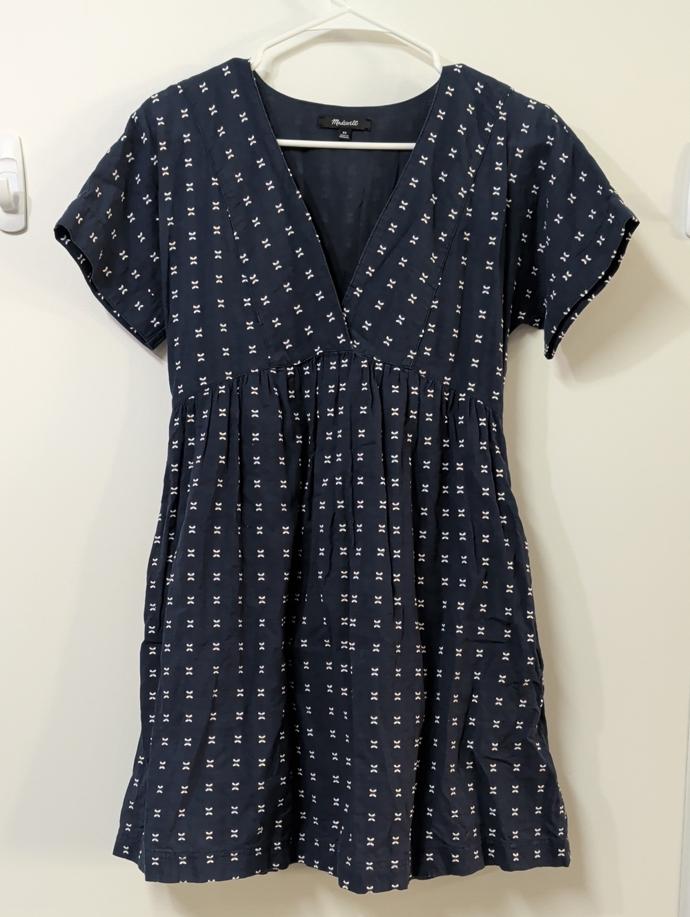 Madewell Cotton Empire Waist Dress Size XS